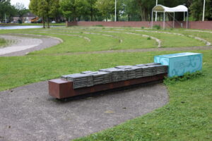 Sculpture Book bench